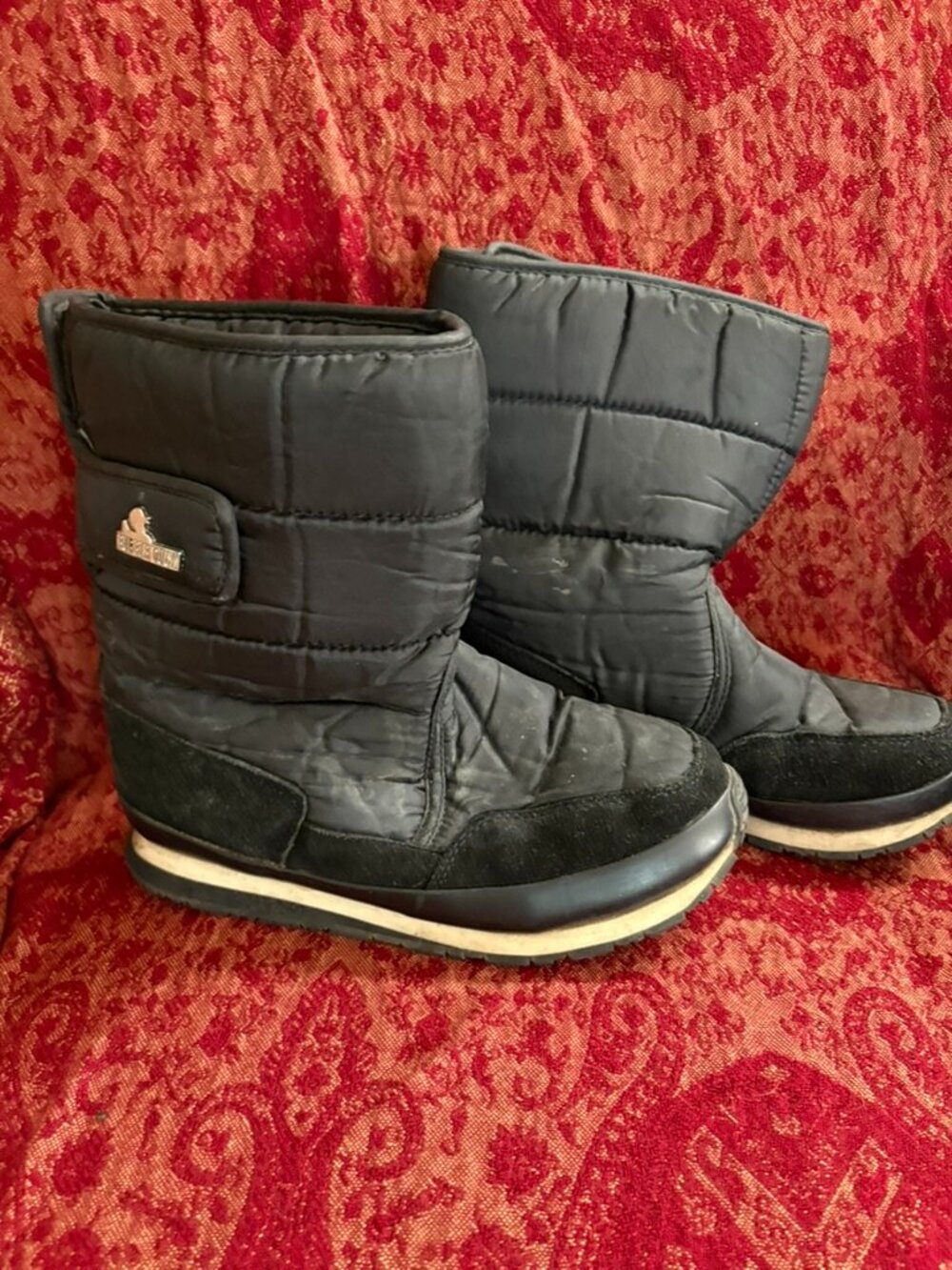 Rubber Duck quilted shorty boots 8.5